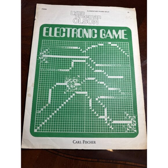 Lynn Freeman Olson Elementary Piano Solo Sheet Music "Electronic Game"     64-26 - Picture 1 of 3